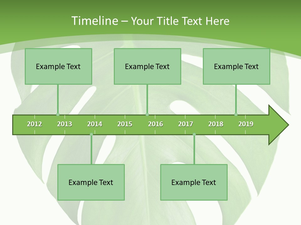 Spring Garden Nobody PowerPoint Template