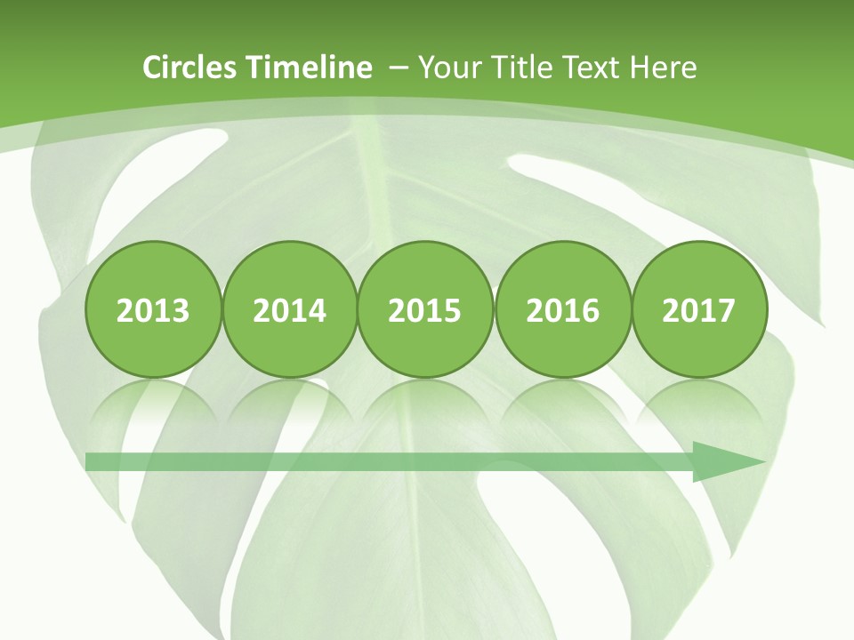 Spring Garden Nobody PowerPoint Template