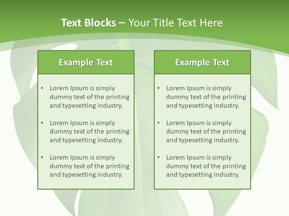 Spring Garden Nobody PowerPoint Template