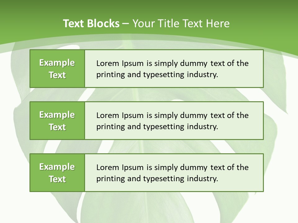 Spring Garden Nobody PowerPoint Template