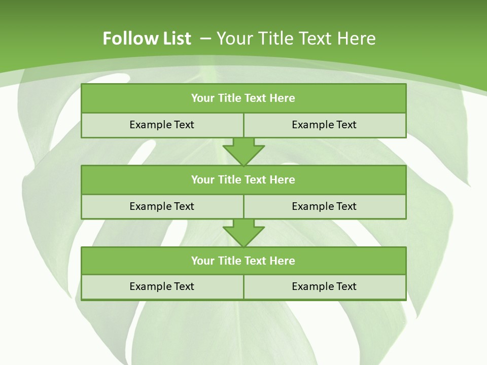 Spring Garden Nobody PowerPoint Template