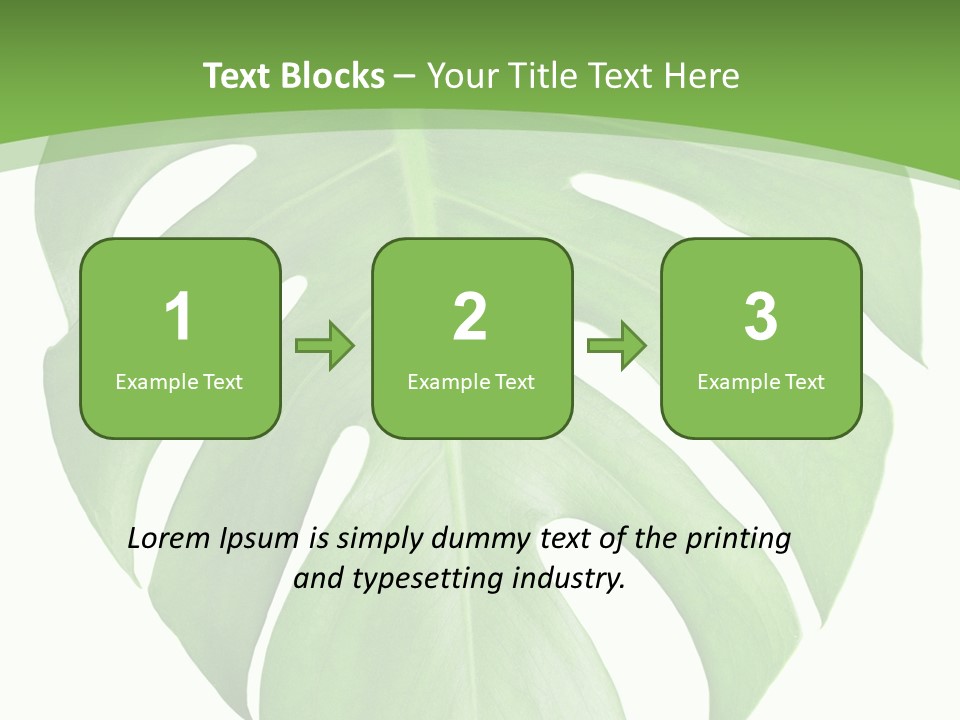 Spring Garden Nobody PowerPoint Template