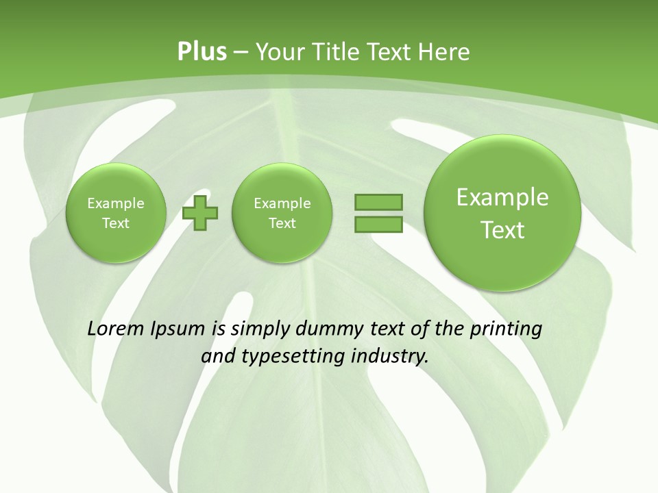 Spring Garden Nobody PowerPoint Template