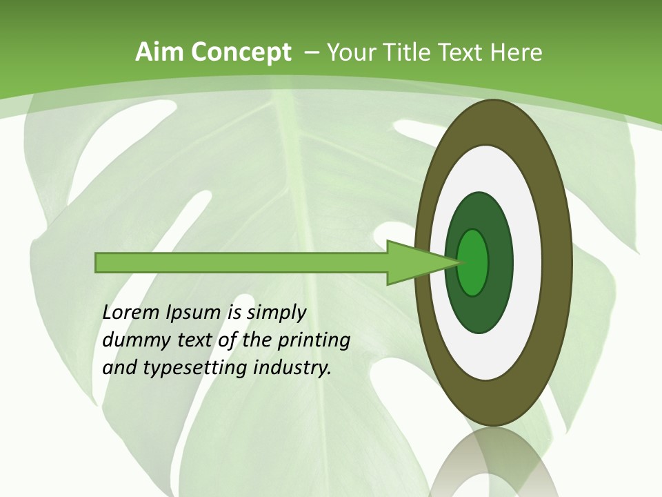 Spring Garden Nobody PowerPoint Template