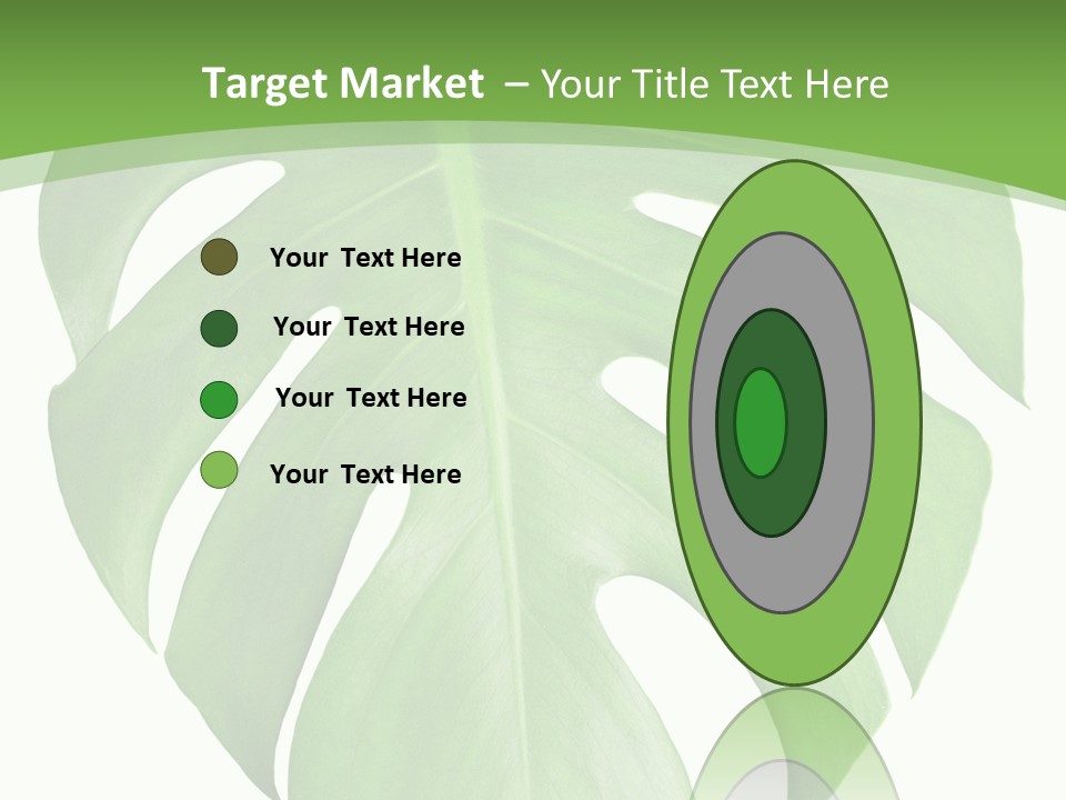 Spring Garden Nobody PowerPoint Template