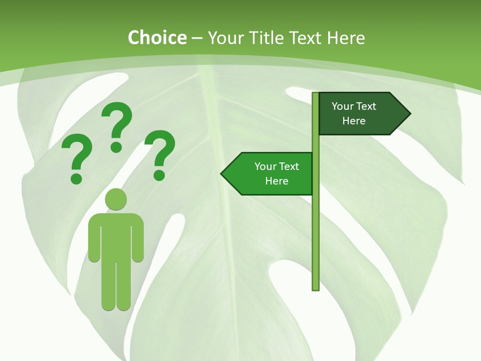 Spring Garden Nobody PowerPoint Template