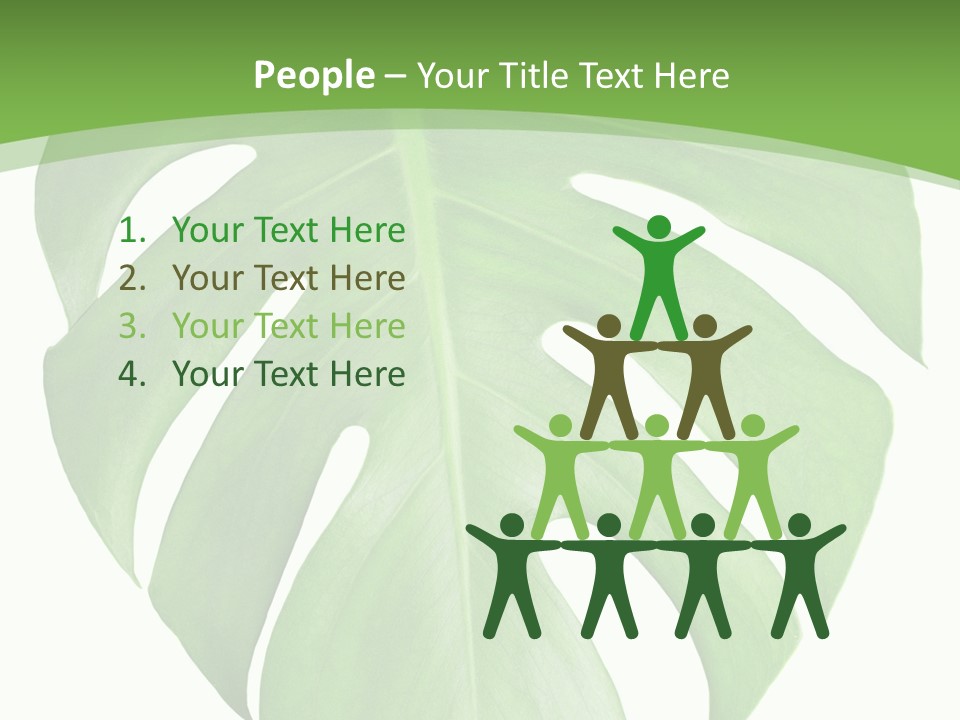 Spring Garden Nobody PowerPoint Template