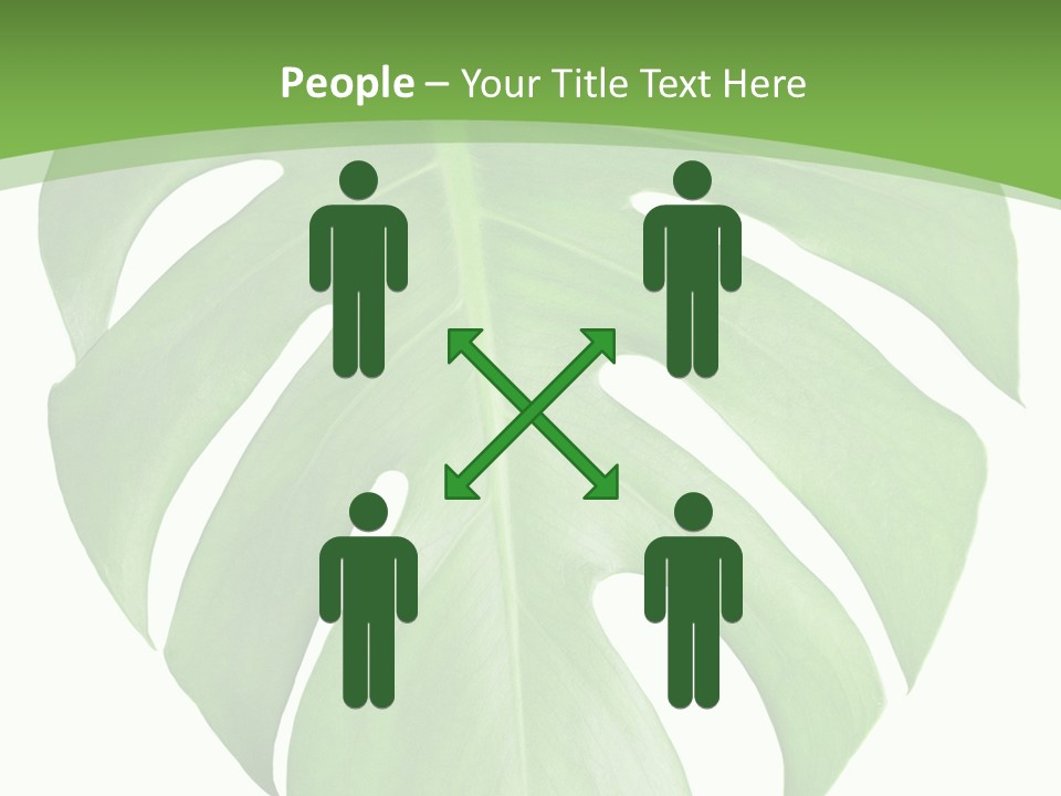 Spring Garden Nobody PowerPoint Template