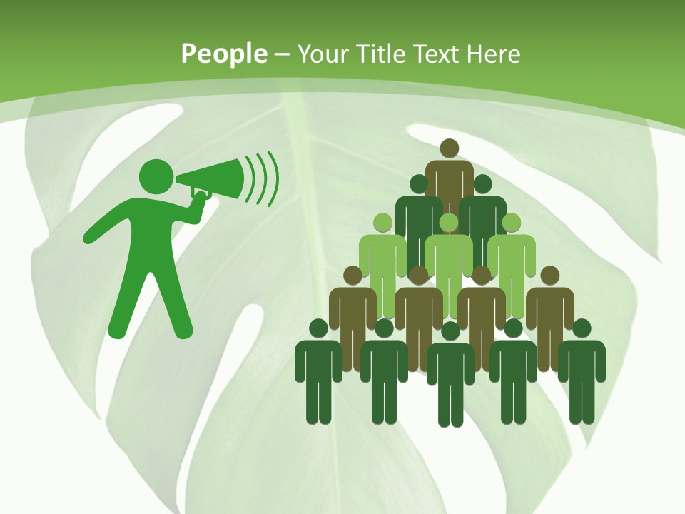 Spring Garden Nobody PowerPoint Template