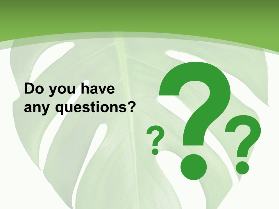 Spring Garden Nobody PowerPoint Template