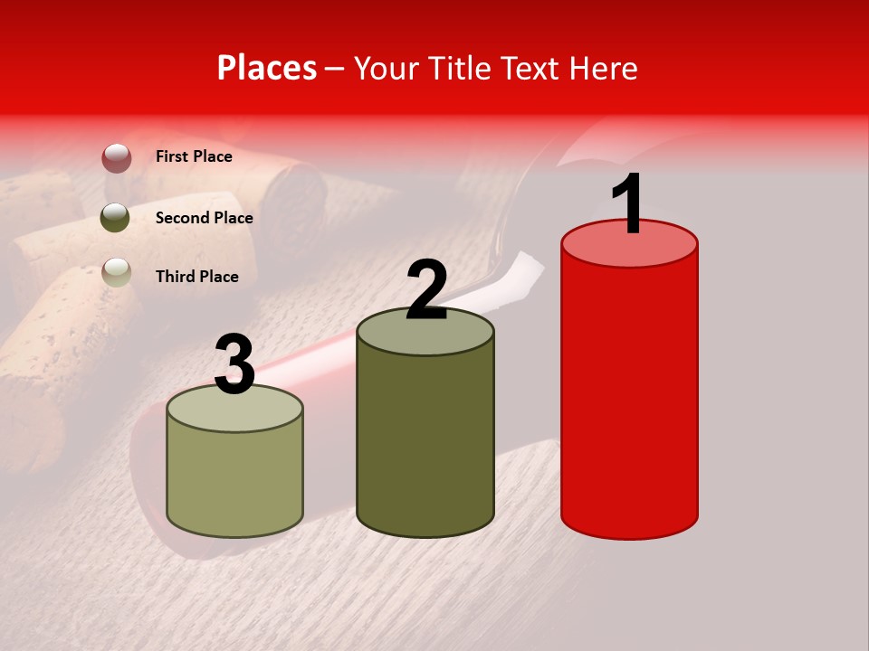 Card Bar French PowerPoint Template