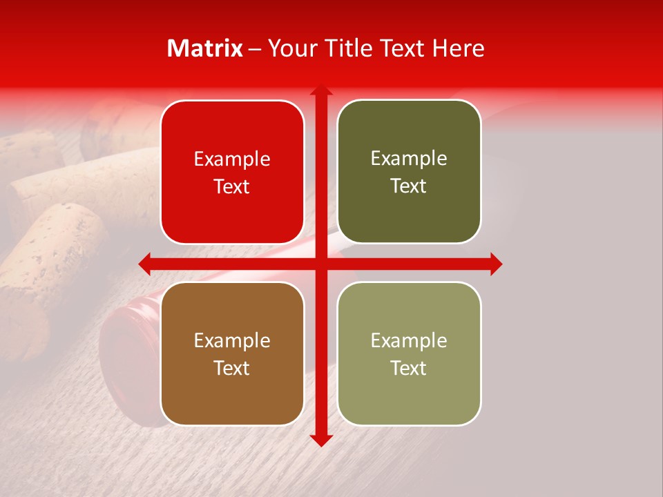 Card Bar French PowerPoint Template