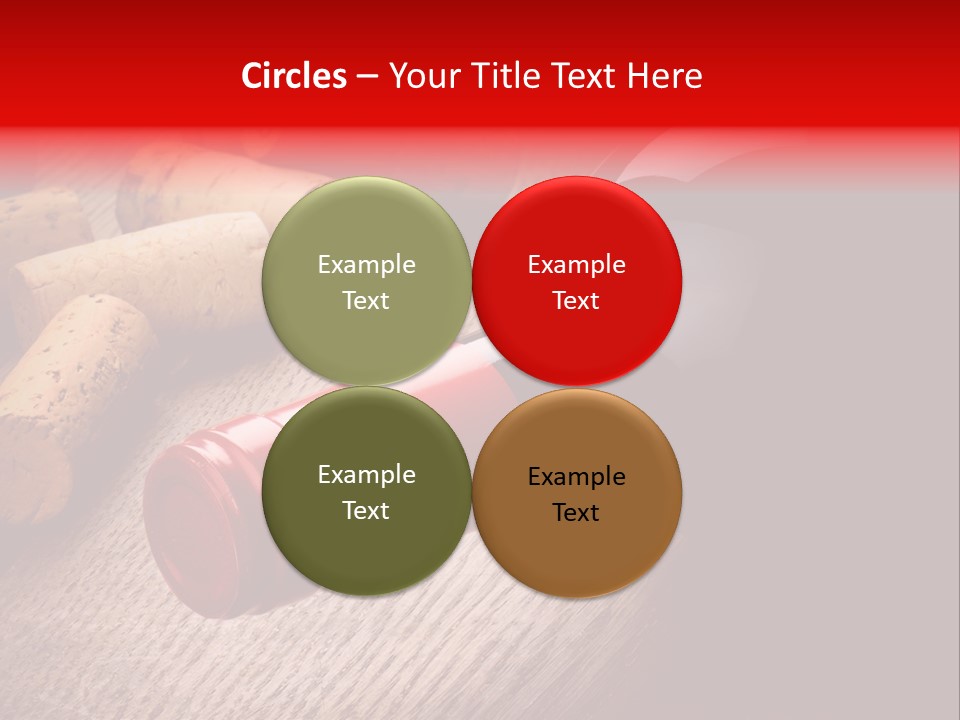 Card Bar French PowerPoint Template