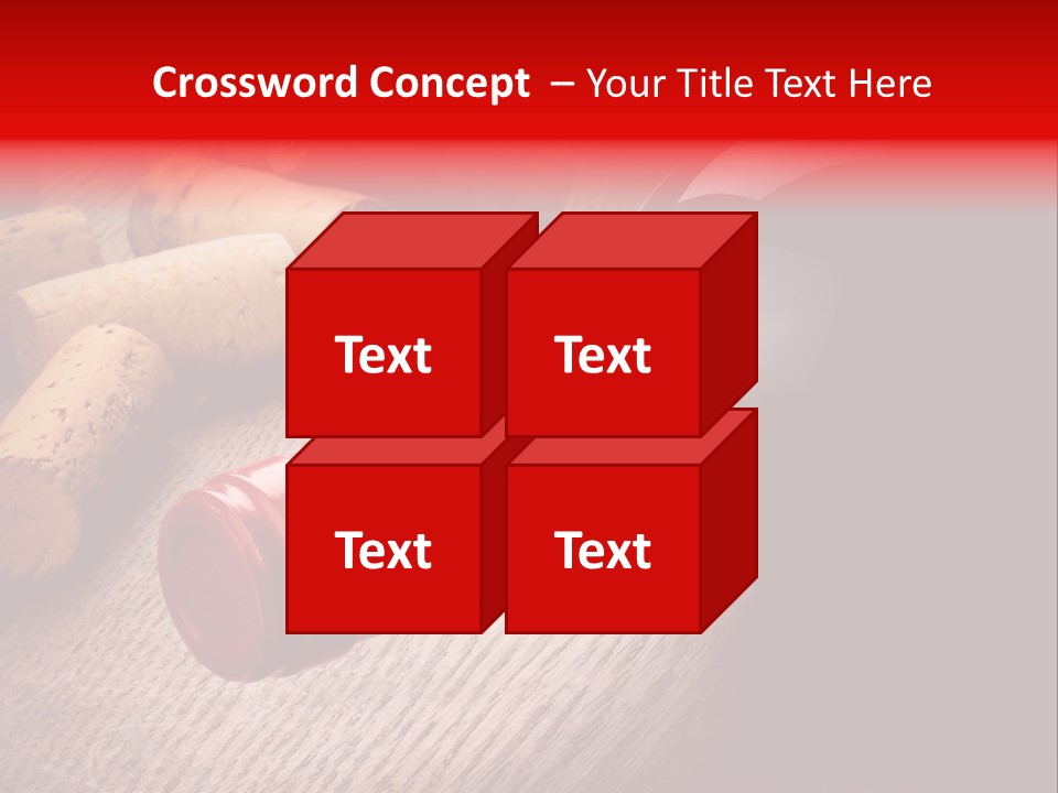 Card Bar French PowerPoint Template