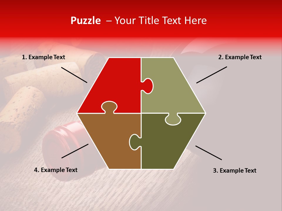 Card Bar French PowerPoint Template