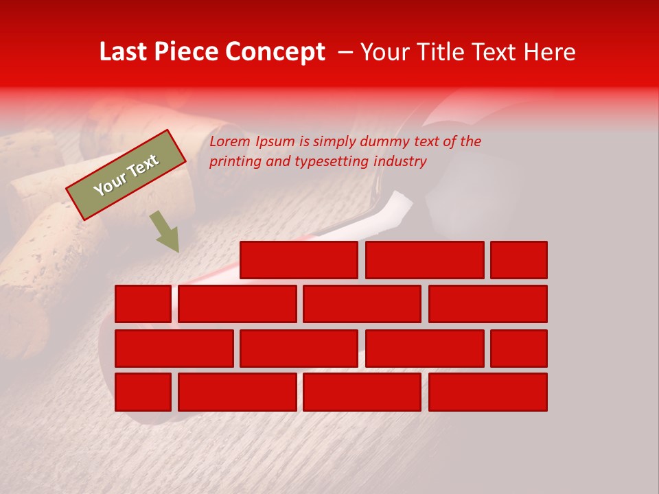 Card Bar French PowerPoint Template