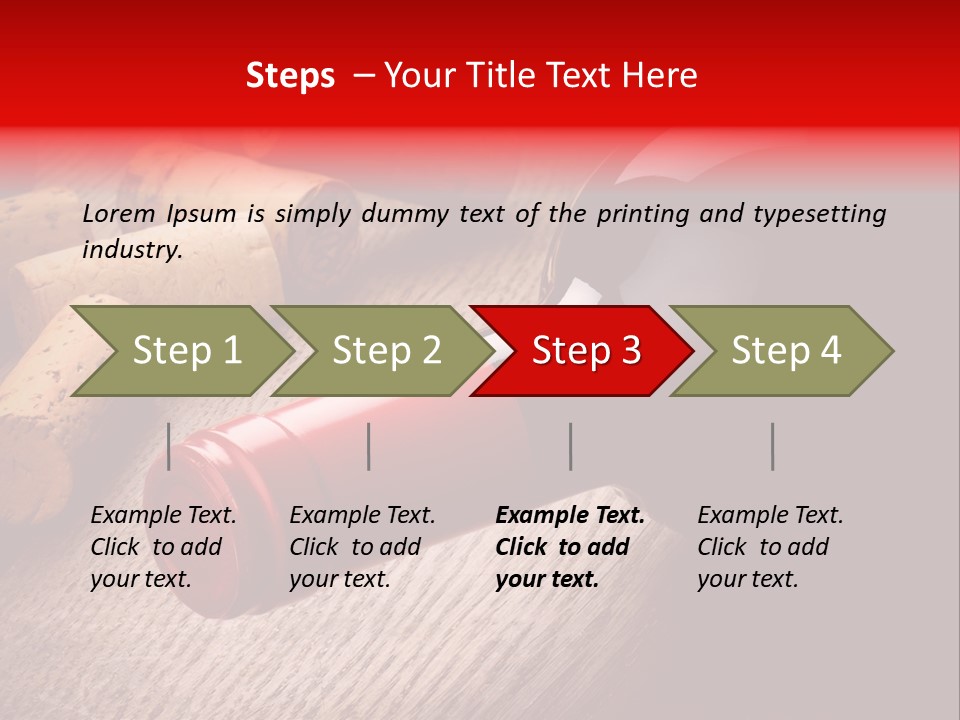 Card Bar French PowerPoint Template
