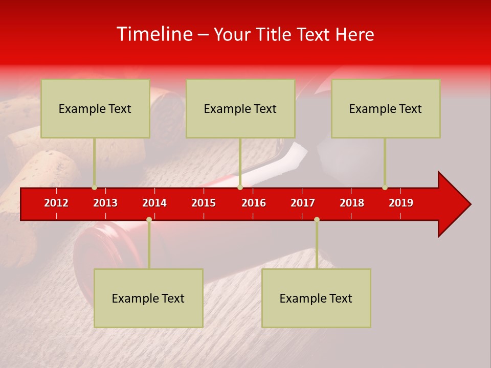 Card Bar French PowerPoint Template