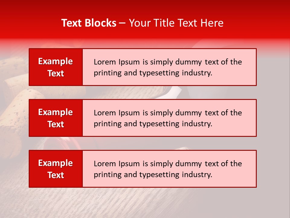 Card Bar French PowerPoint Template