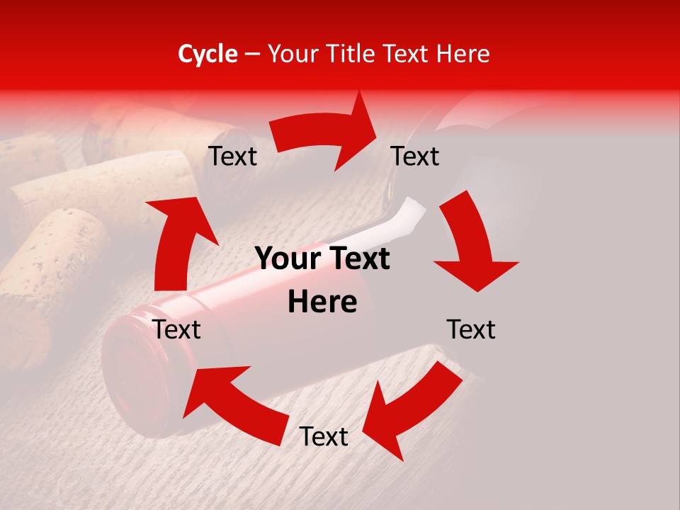 Card Bar French PowerPoint Template