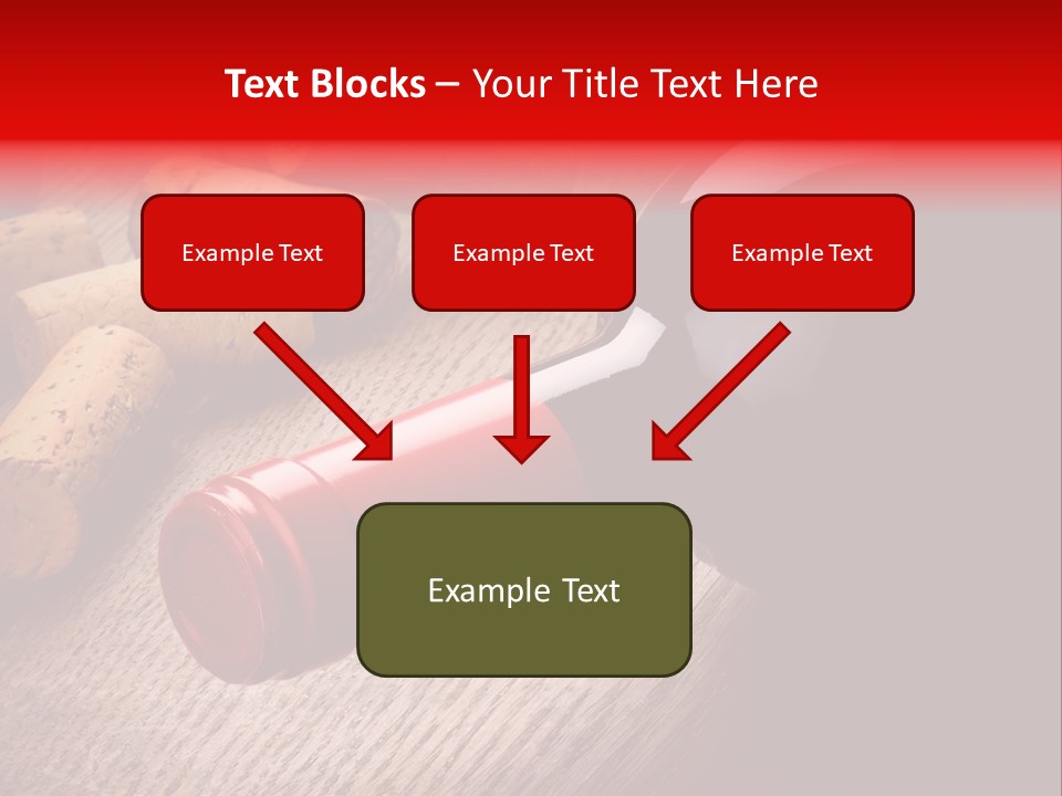 Card Bar French PowerPoint Template