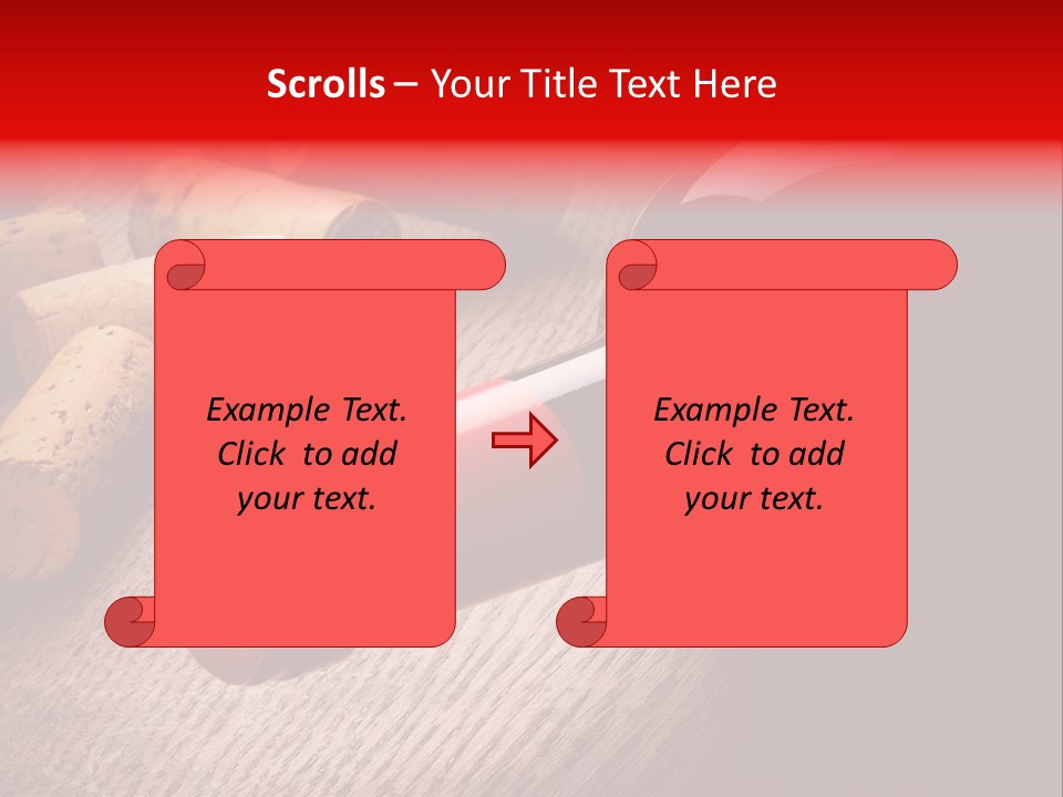 Card Bar French PowerPoint Template