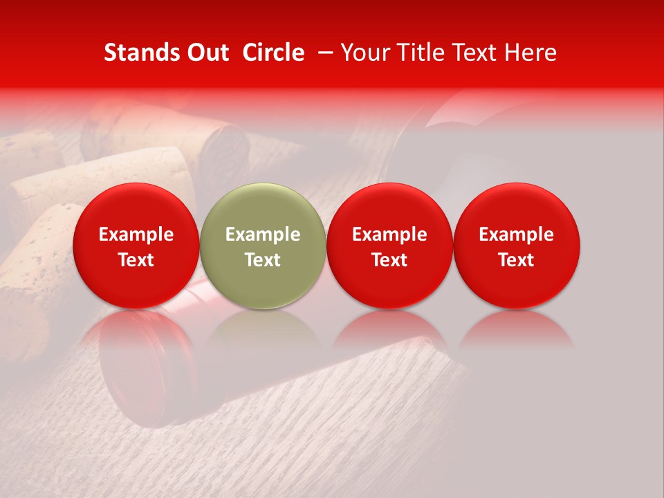 Card Bar French PowerPoint Template