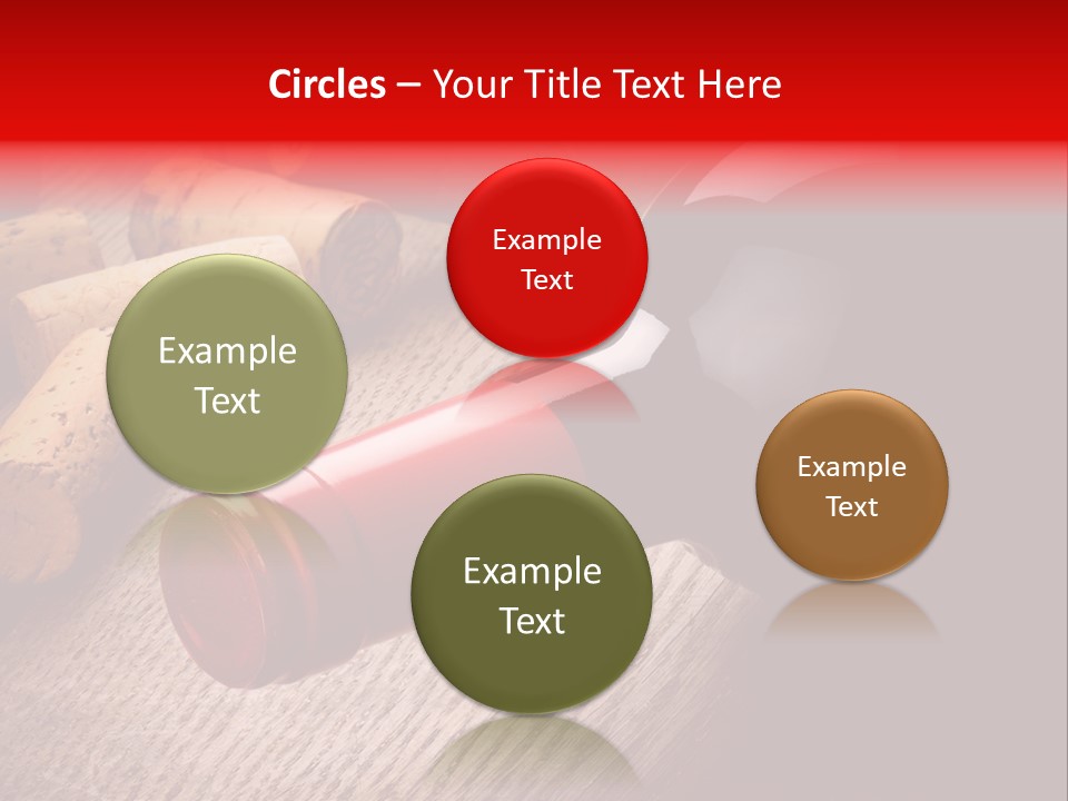 Card Bar French PowerPoint Template