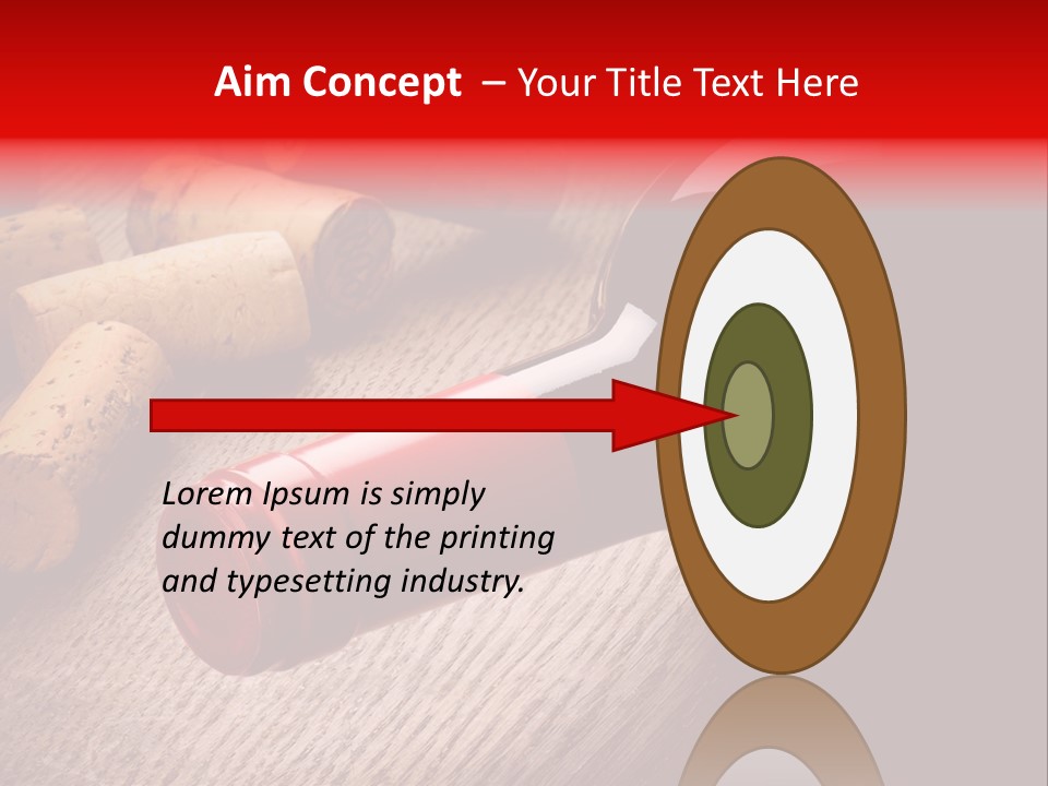 Card Bar French PowerPoint Template