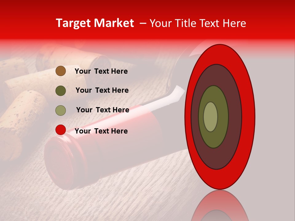 Card Bar French PowerPoint Template