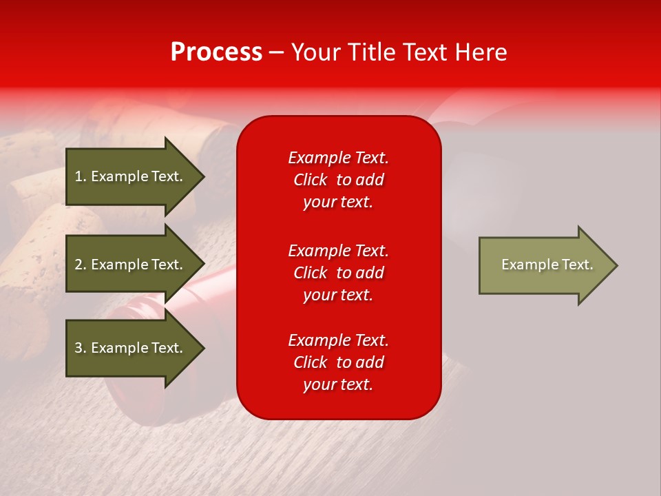 Card Bar French PowerPoint Template