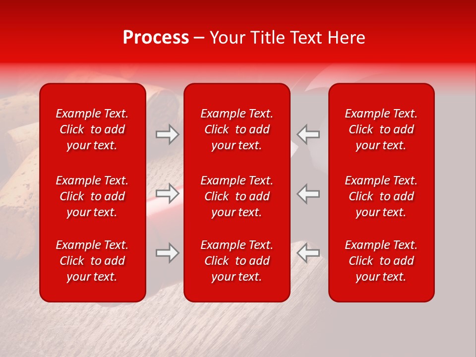 Card Bar French PowerPoint Template