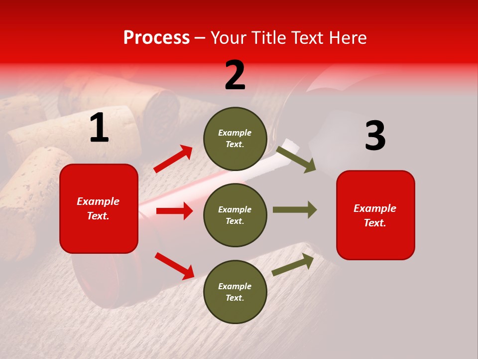 Card Bar French PowerPoint Template