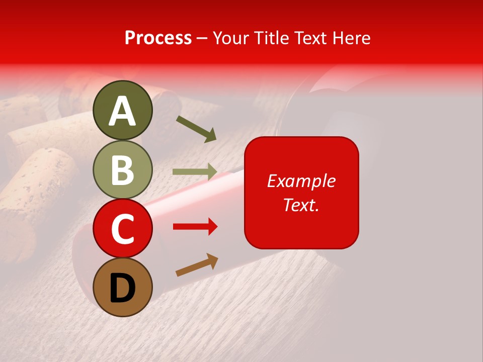 Card Bar French PowerPoint Template