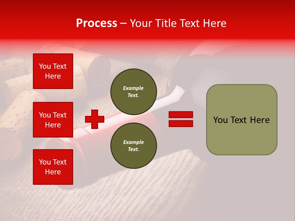 Card Bar French PowerPoint Template