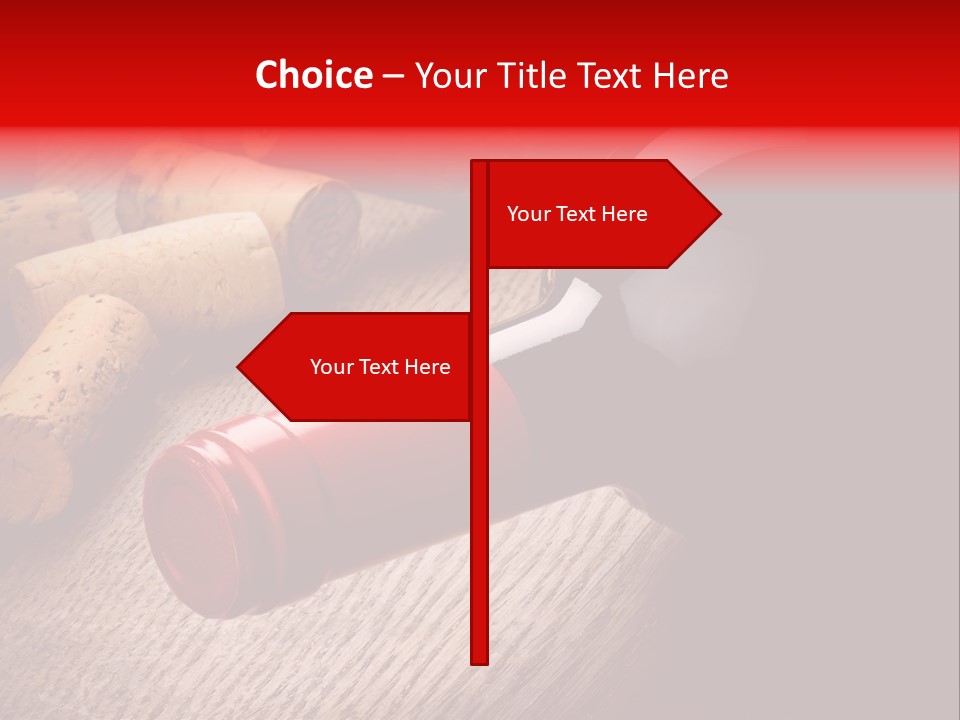 Card Bar French PowerPoint Template