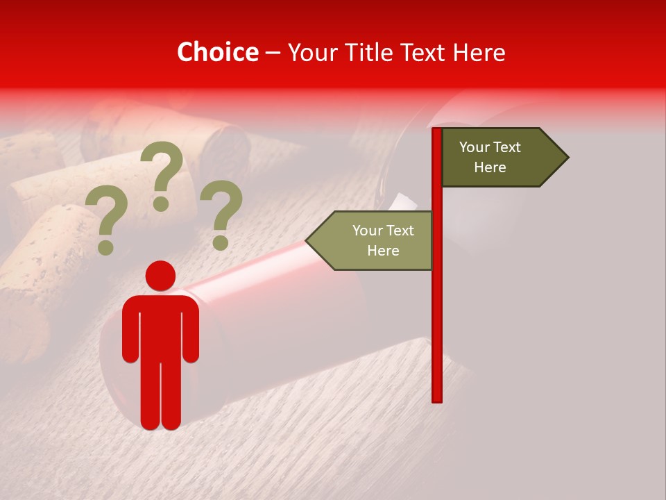 Card Bar French PowerPoint Template