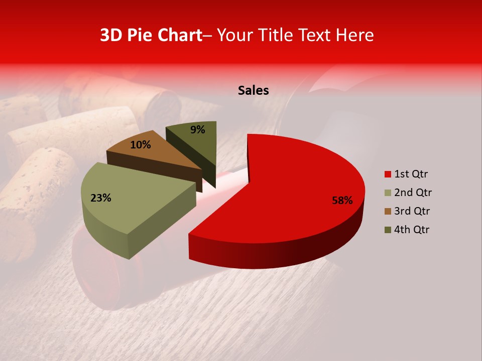 Card Bar French PowerPoint Template