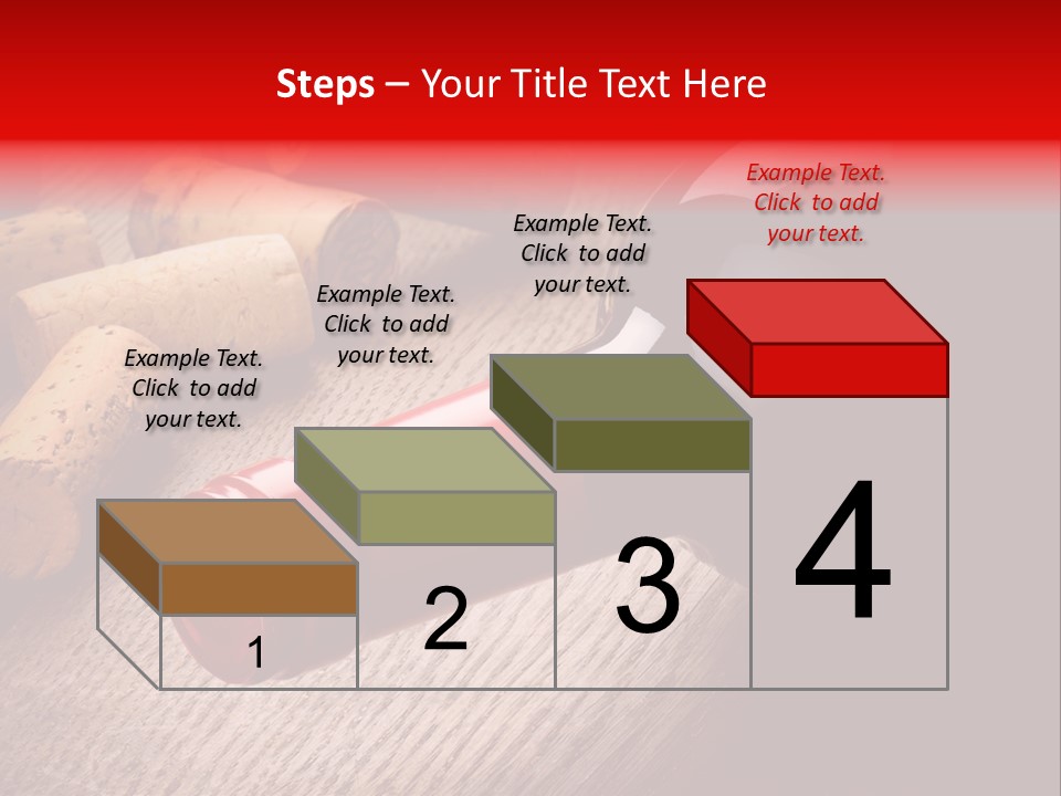 Card Bar French PowerPoint Template