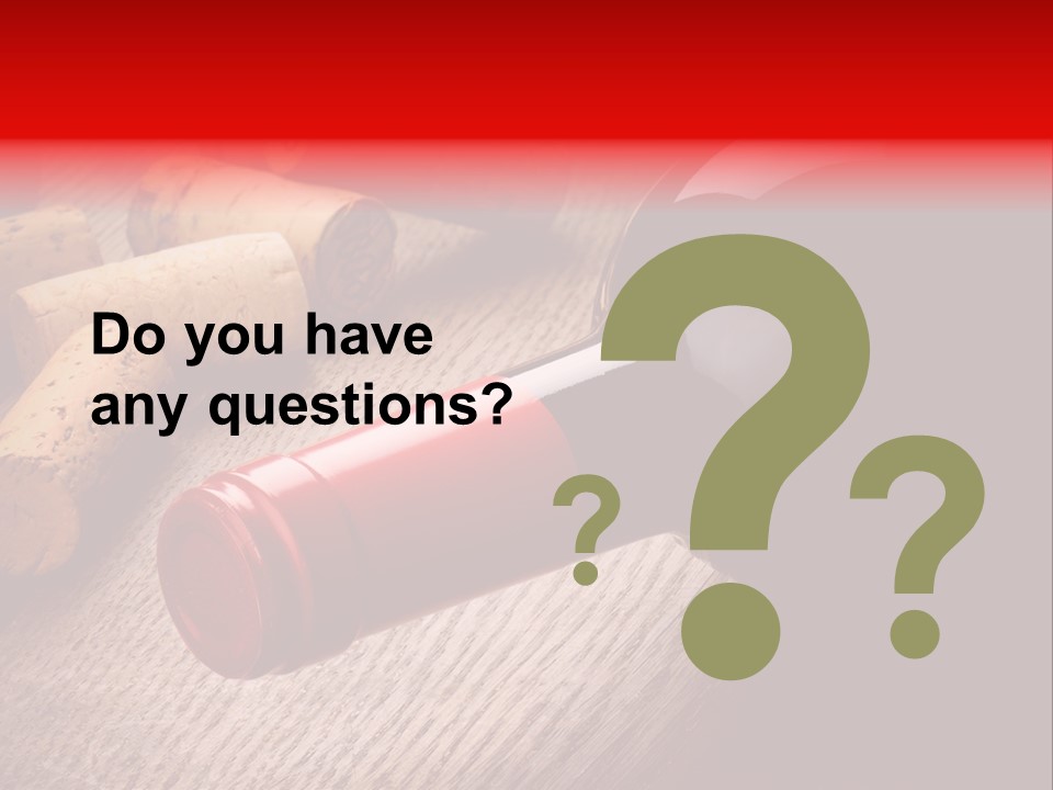 Card Bar French PowerPoint Template