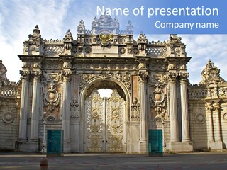 Style Old Building PowerPoint Template