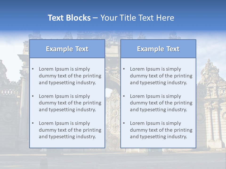 Style Old Building PowerPoint Template