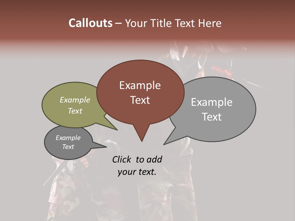 Ball Extreme Shooter PowerPoint Template
