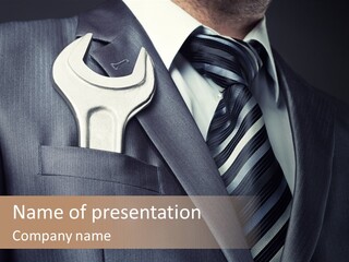 Support Gray Individual PowerPoint Template