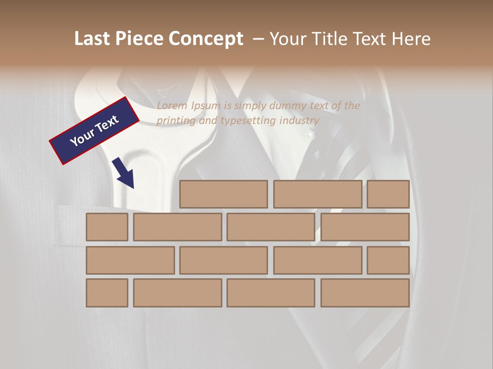 Support Gray Individual PowerPoint Template