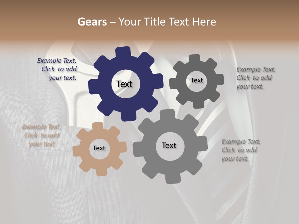 Support Gray Individual PowerPoint Template