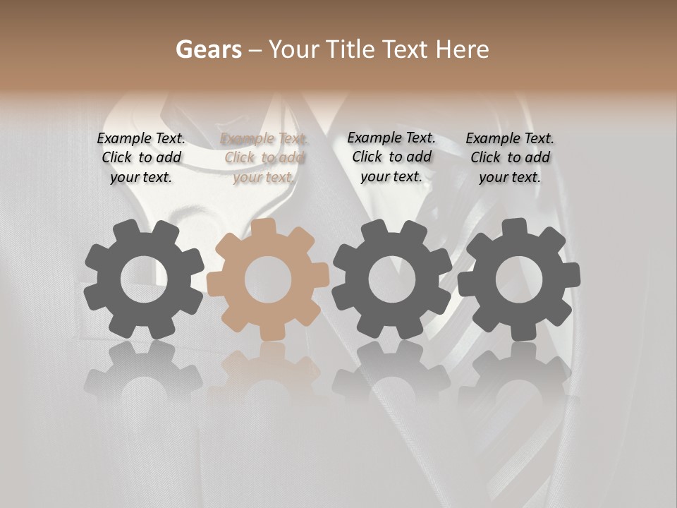 Support Gray Individual PowerPoint Template