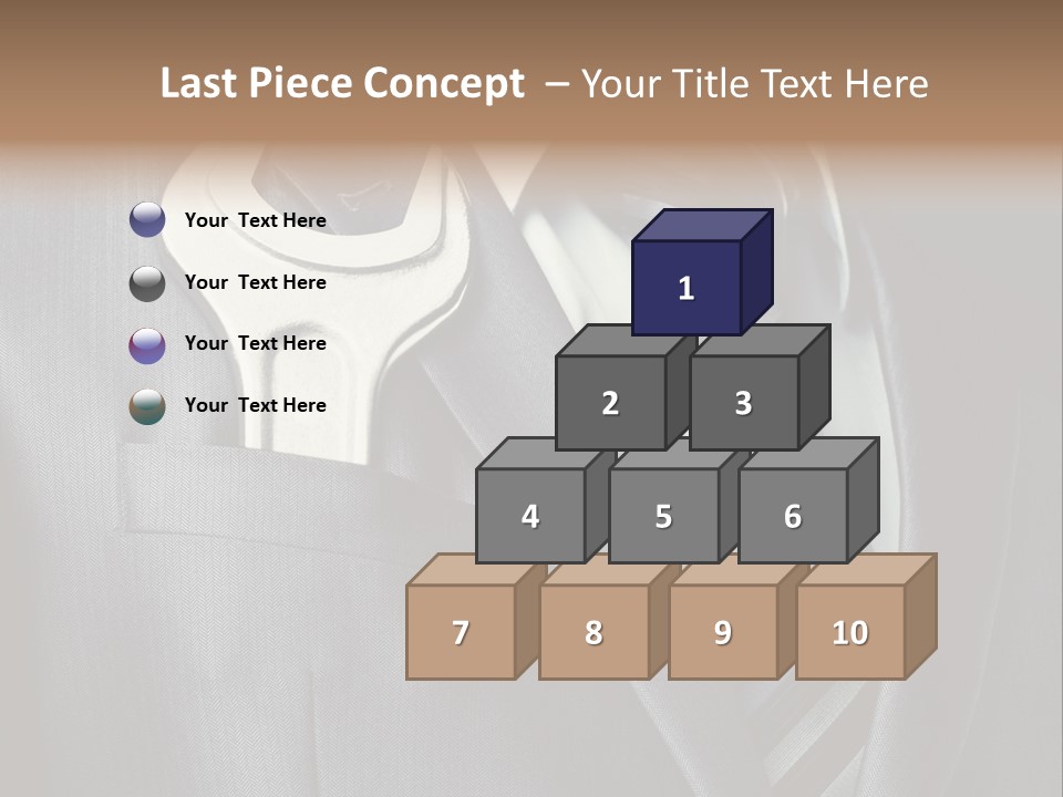 Support Gray Individual PowerPoint Template