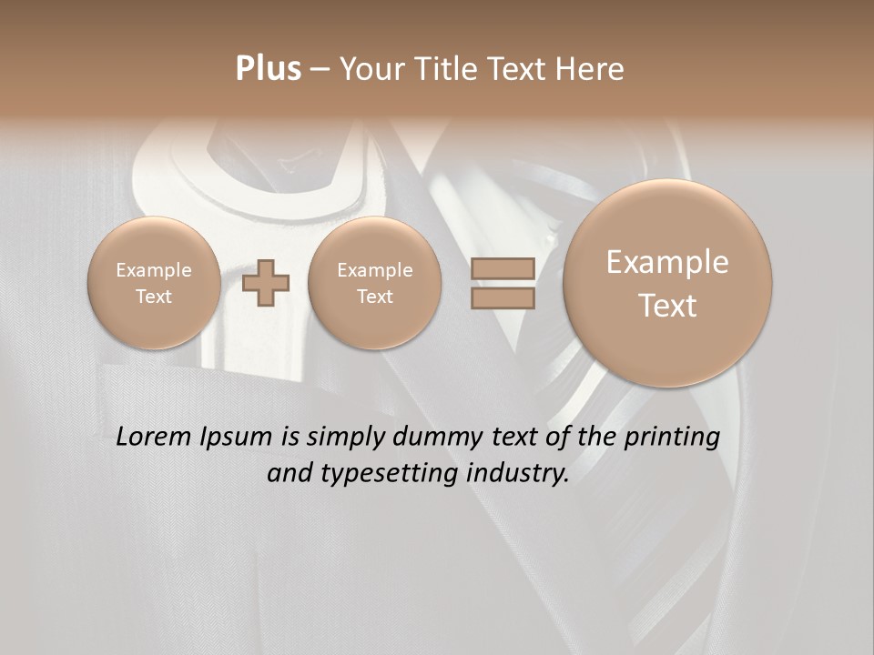 Support Gray Individual PowerPoint Template
