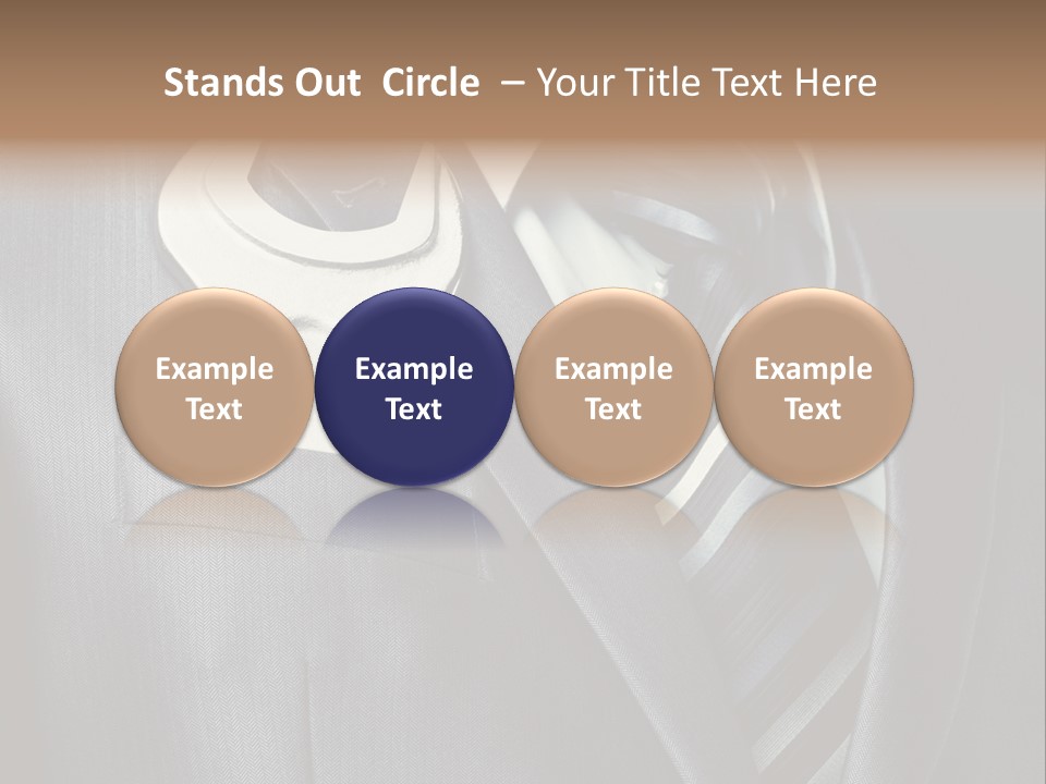Support Gray Individual PowerPoint Template